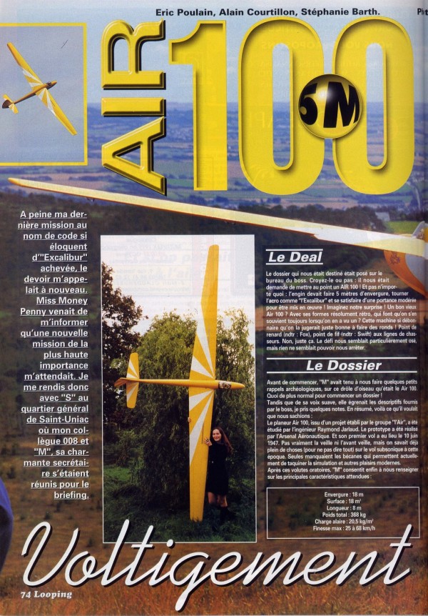 The Air-100 as featured in Looping Magazine